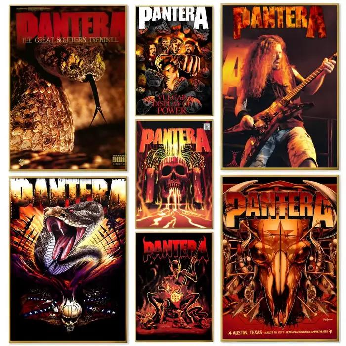 Affiche de groupe de Rock classique P-Pantera