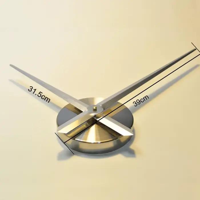 Grande taille pour horloge murale 3D moderne décor à la maison bref bricolage