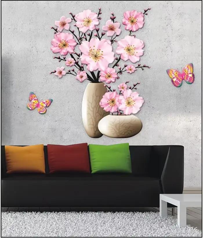 Autocollant Mural 3D Stéréo pour Réfrigérateur