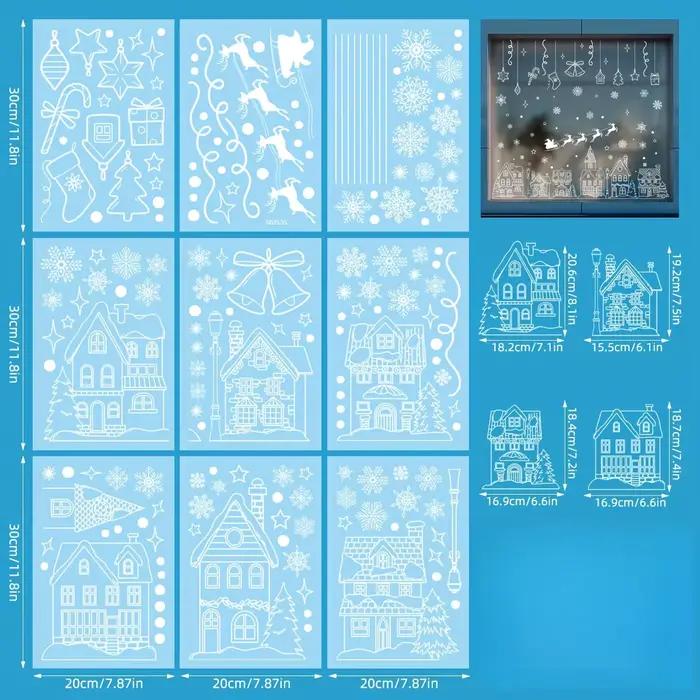 Autocollants de Noël pour fenêtres