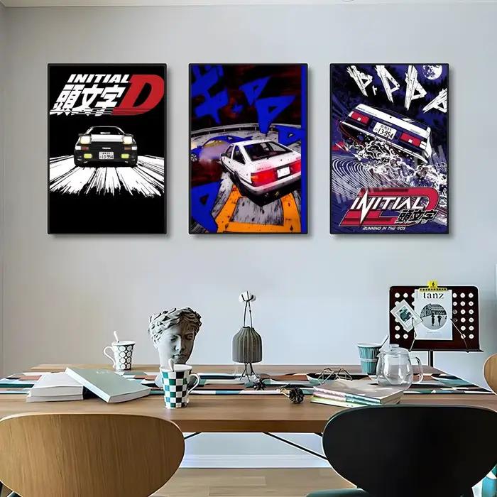 Affiches classiques et impressions d'art mural adaptées aux salons, chambres à coucher, bars et décoration intérieure. I-Initial D