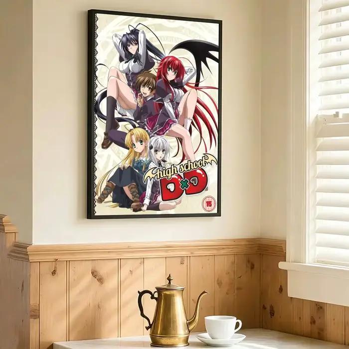 Affiche High School DxD Hero, décoration de la maison, impression d'art mural intérieur, affiches de garage, cadeau