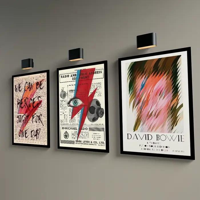 D-DaVid-rock-B-BoWieS Art mural esthétique
