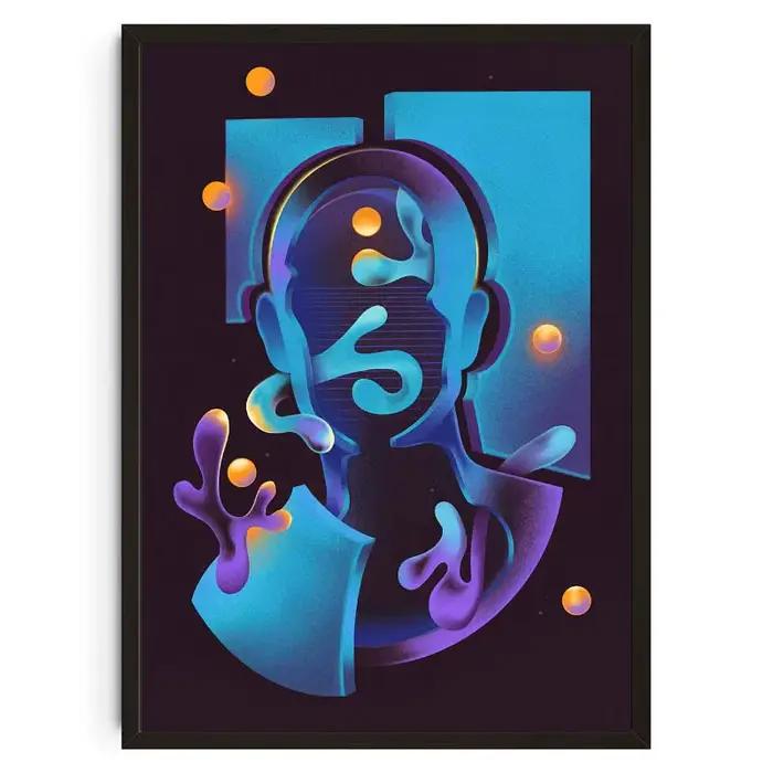 Futurisme abstrait, Art mural