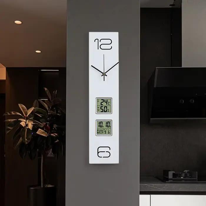 Grande horloge murale Design moderne bois