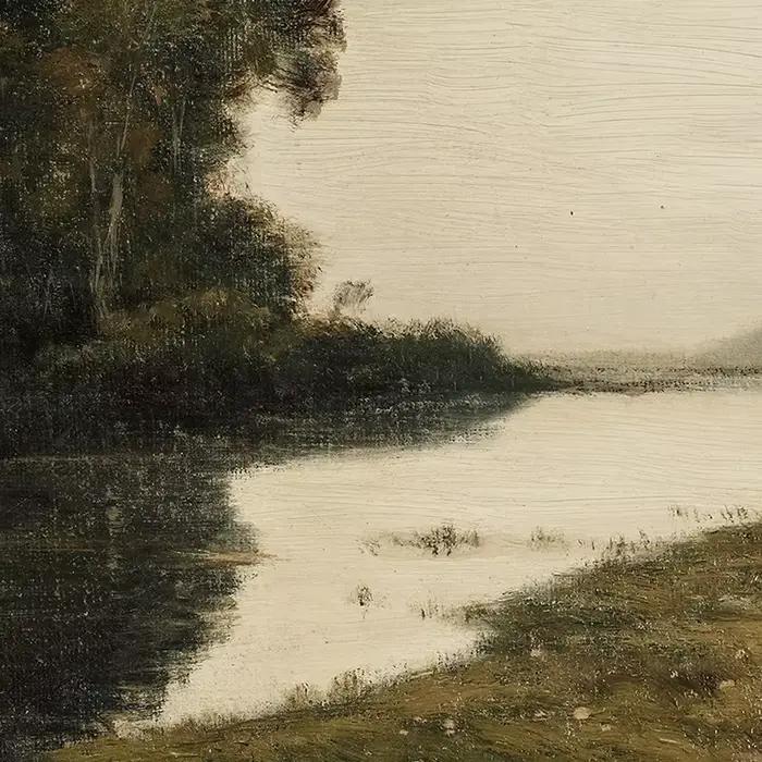 Peinture à l'huile sur toile de pays
