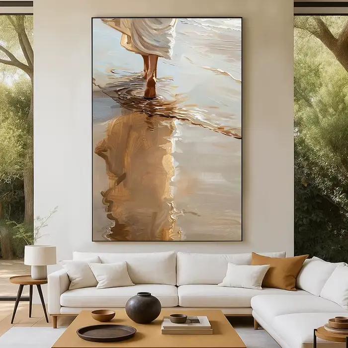 Tableau sur toile Jésus marchant sur l'eau