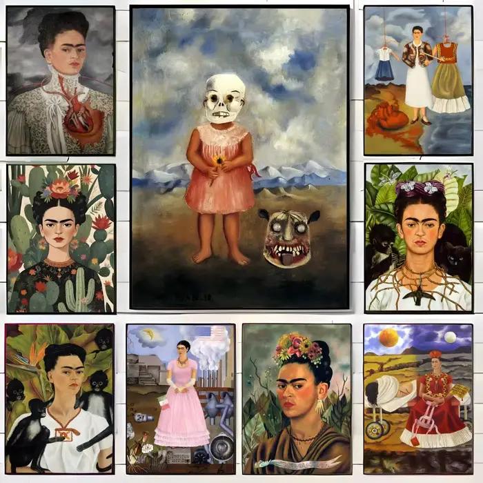 Affiche d'artiste iconique Frida Kahlo