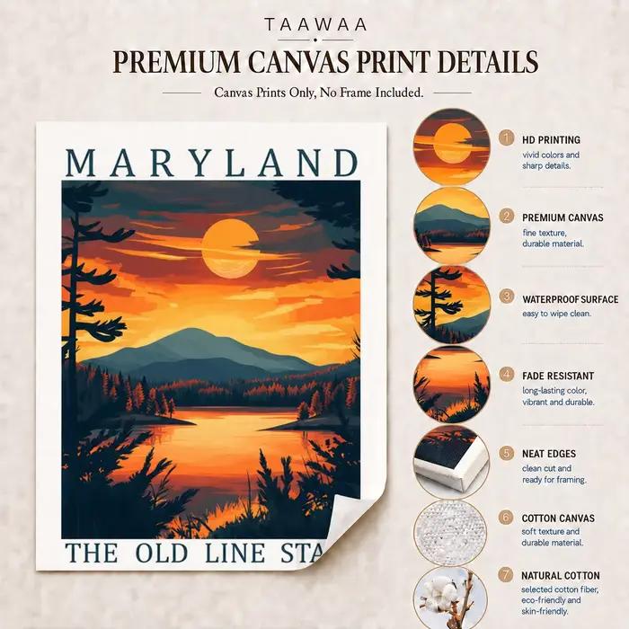 Art mural de paysage, peinture sur toile de paysage occidental