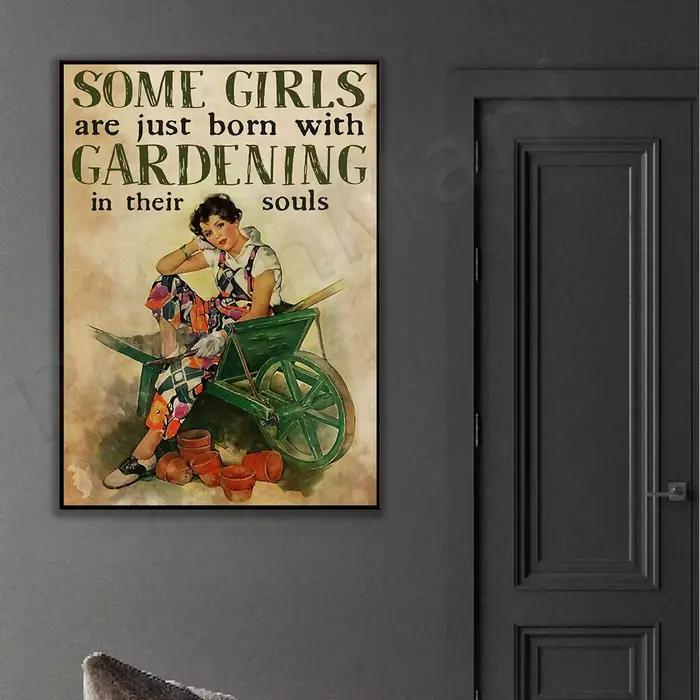 Affiche de jardinier de jardin