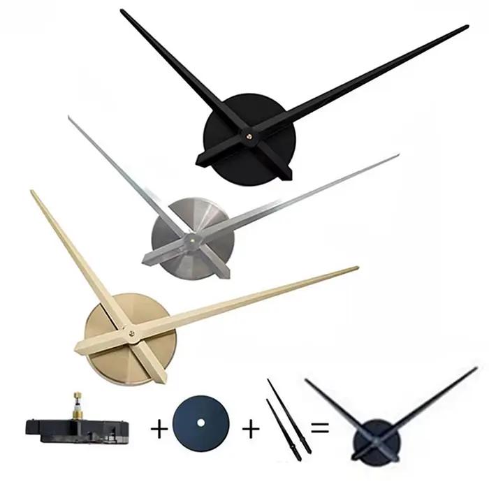 Grande taille pour horloge murale 3D moderne décor à la maison bref bricolage