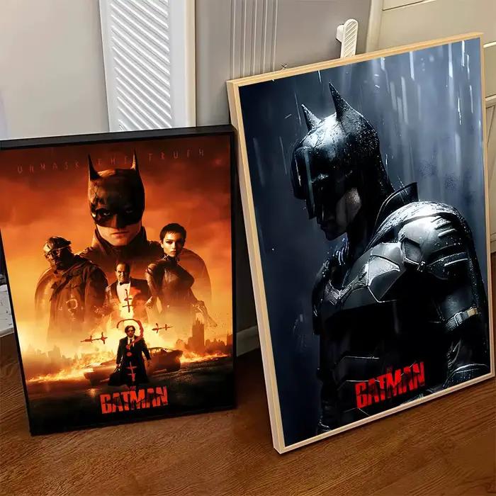 Affiche de film Batman 2022, impression artistique, décoration pour la maison, la chambre à coucher, le salon, cadeau