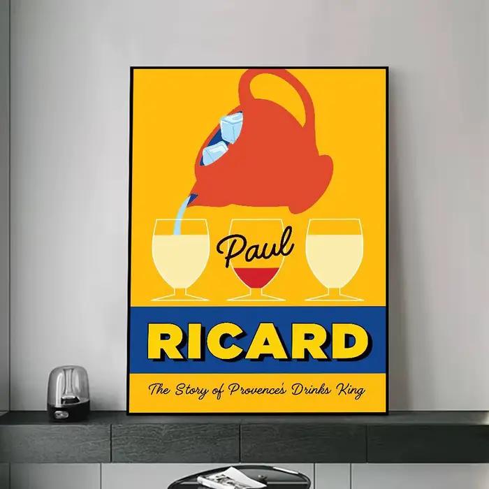 R-RicardES Affiche de bière pour salon