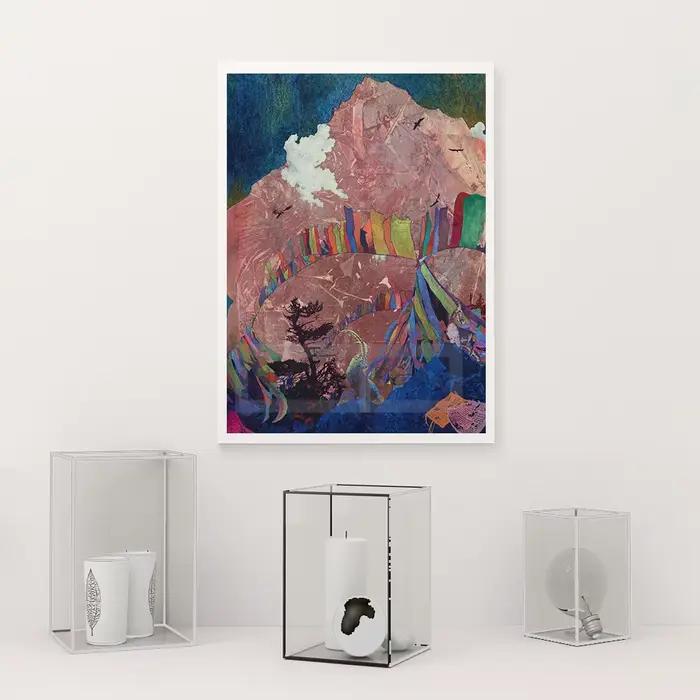 Affiche d'artiste abstrait moderne Aaron Morse