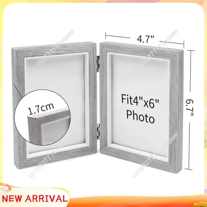 N84R – cadre Photo Double 4x6 pouces