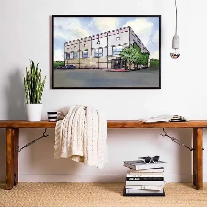 Affiche imprimée d'art moderne du bureau Pam Beesly