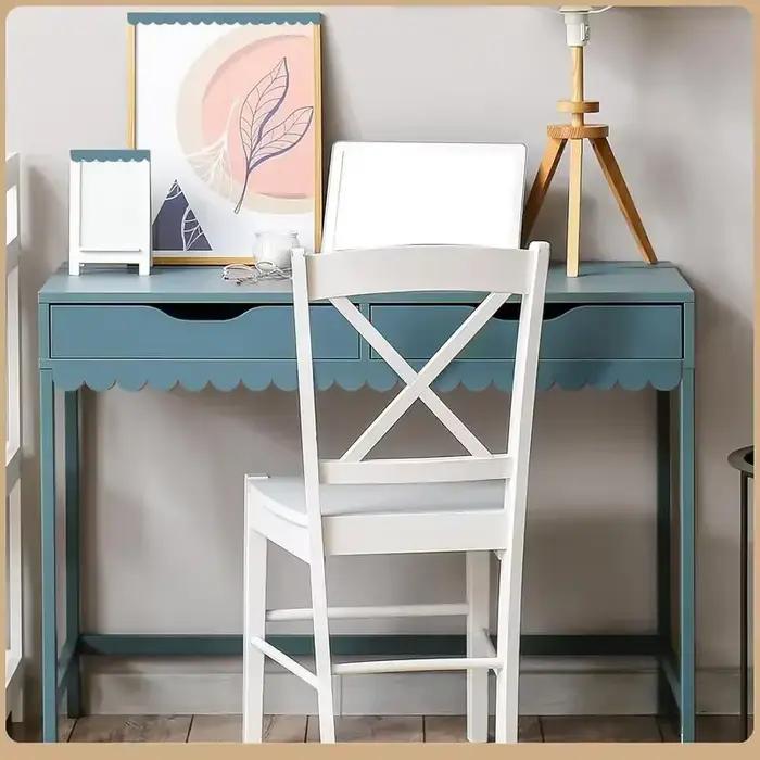 Essentiel pour les familles - Table murale décorative en bois ondulé