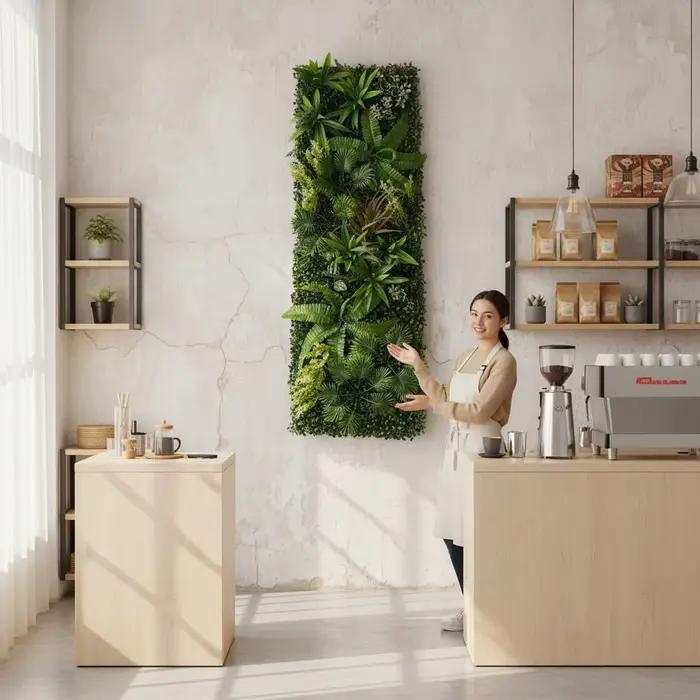 Mur végétal artificiel 40x120cm