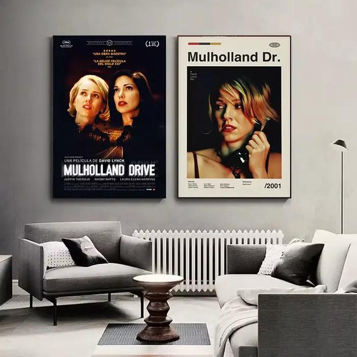 Affiche de film rétro classique Mulholland Drive