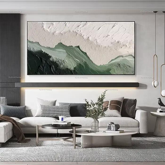 Grande peinture à l'huile spéciale peinte à la main