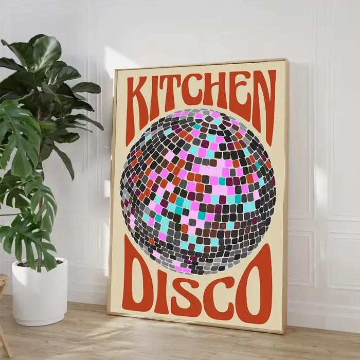 Affiches de danse en cette cuisine