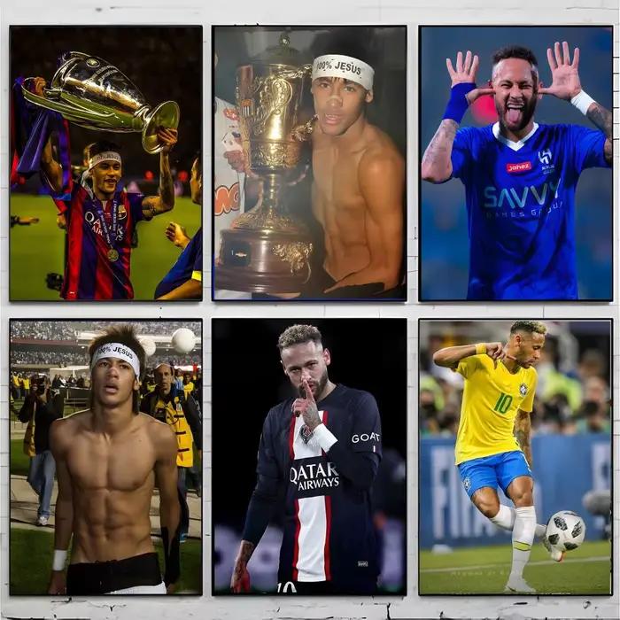 Affiche de la légende du football N-Neymar Jr