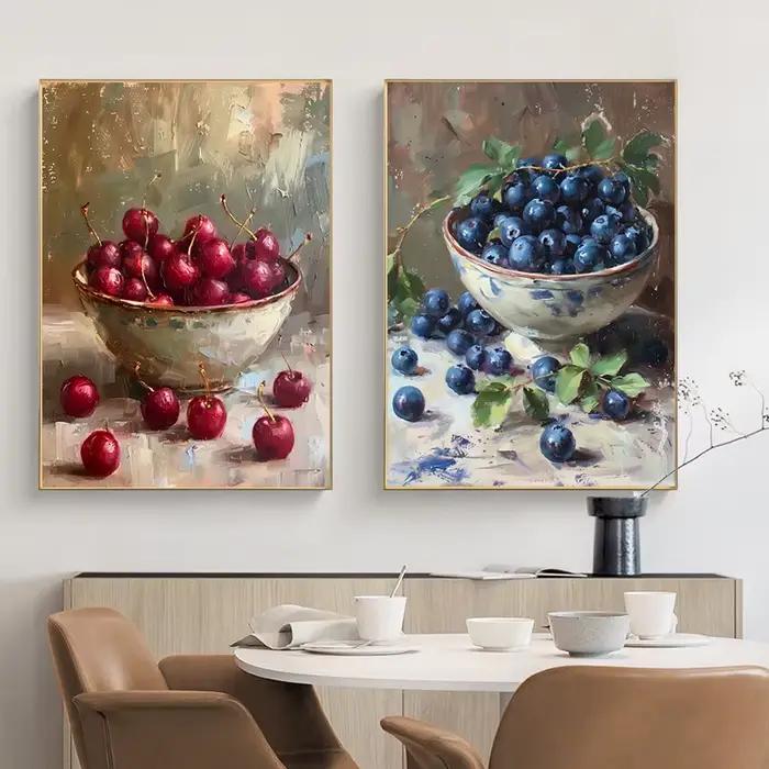 Affiche de peinture sur toile de citron