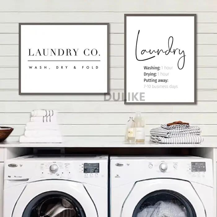 Affiche de guidage des symboles d'entretien du linge