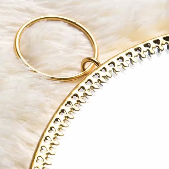 Miroir Circulaire de Style Nordique