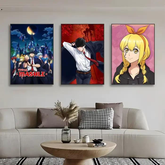 Affiche murale décorative de manga comique Mashle: Magic and Muscles, impression artistique, décoration murale, décoration de la maison, cadeau, sans cadre