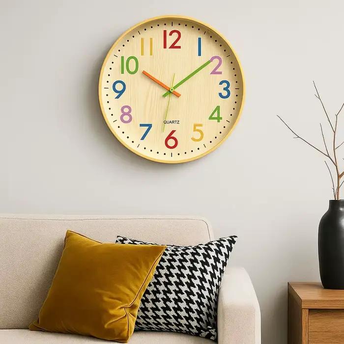 Horloge murale numérique facile à lire de 12 pouces