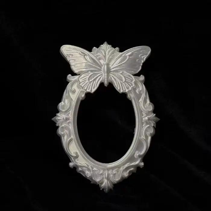 Cadre photo gothique papillon noir