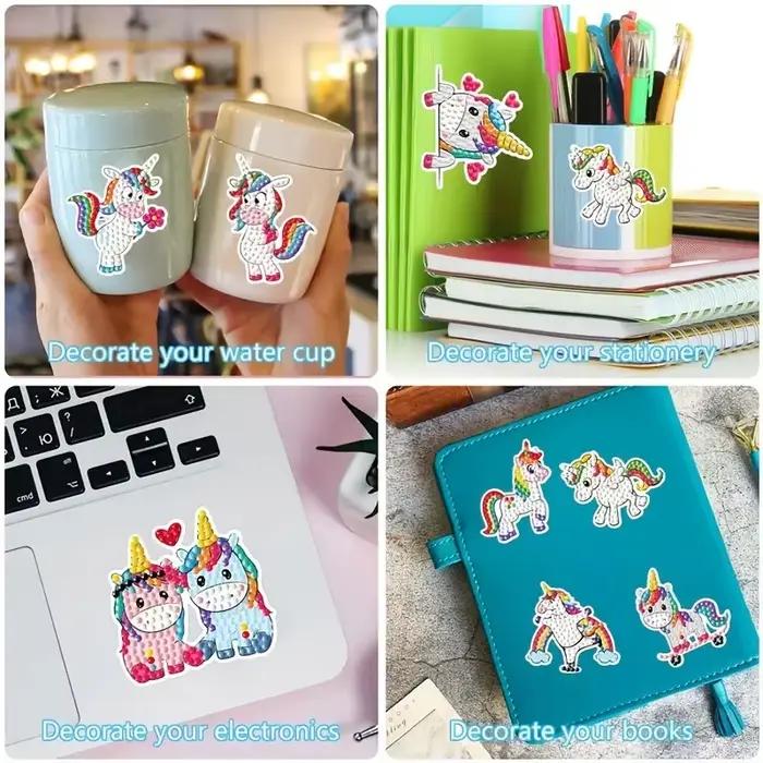 Autocollant de peinture diamant 5D pour enfants, artisanat d'art fait à la main, thème Animal de dessin animé mignon, cadeau pour enfants de 6 à 12 ans