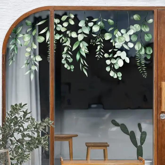 Autocollants muraux décoratifs sur le thème des plantes