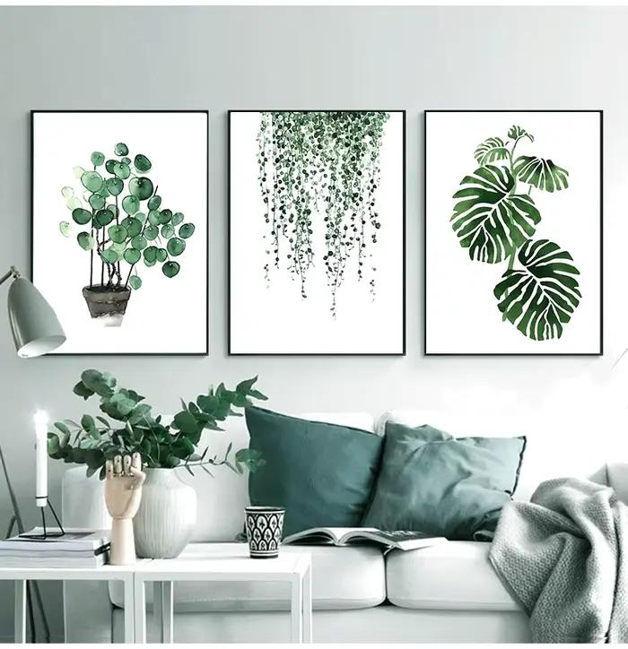 Affiche de plantes tropicales de style scandinave