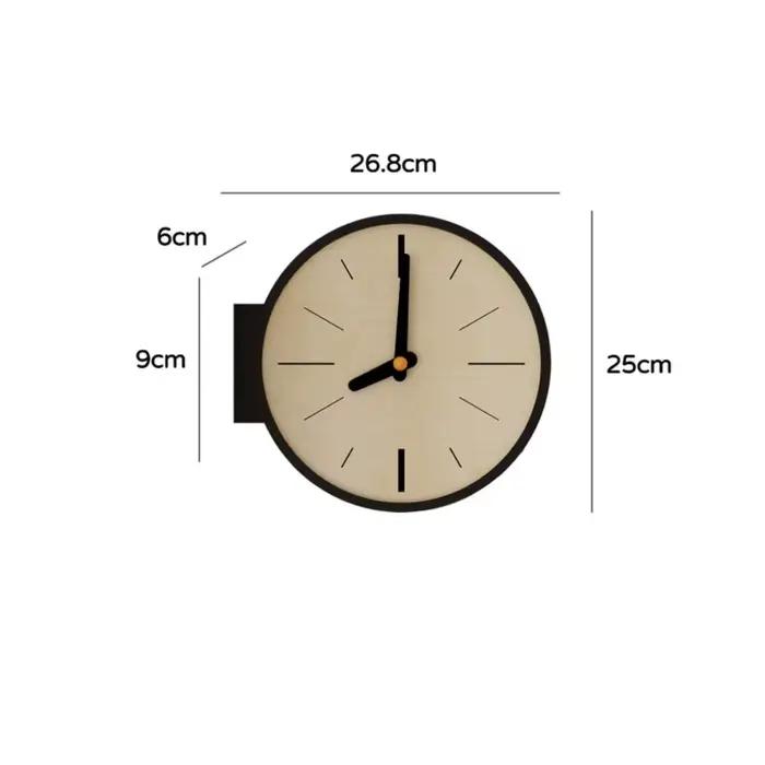 Horloge murale créative moderne suspendue