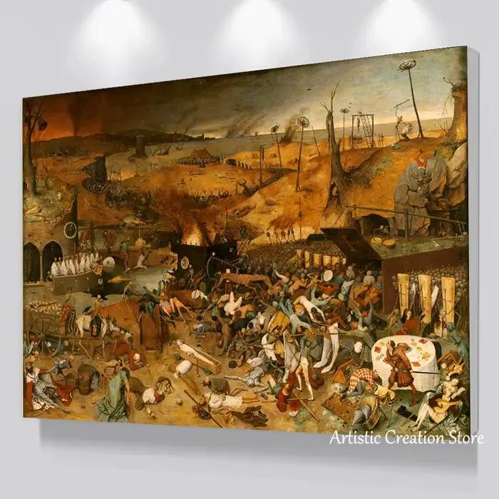 Pieter Bruegel-Peinture sur Toile Imprimée
