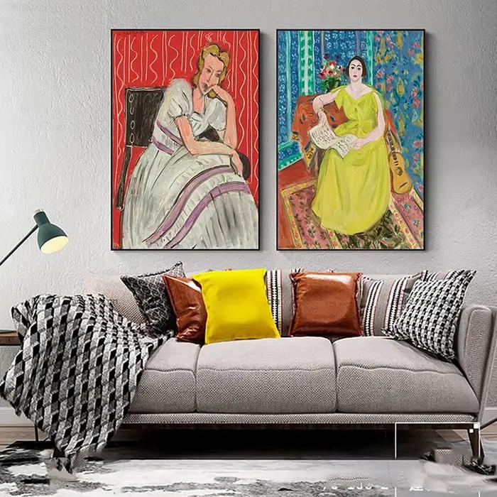 Célèbre peinture à l'huile abstraite par Henri Matisse mur Art toile affiches et impressions pour salon chambre maison mur photo décor