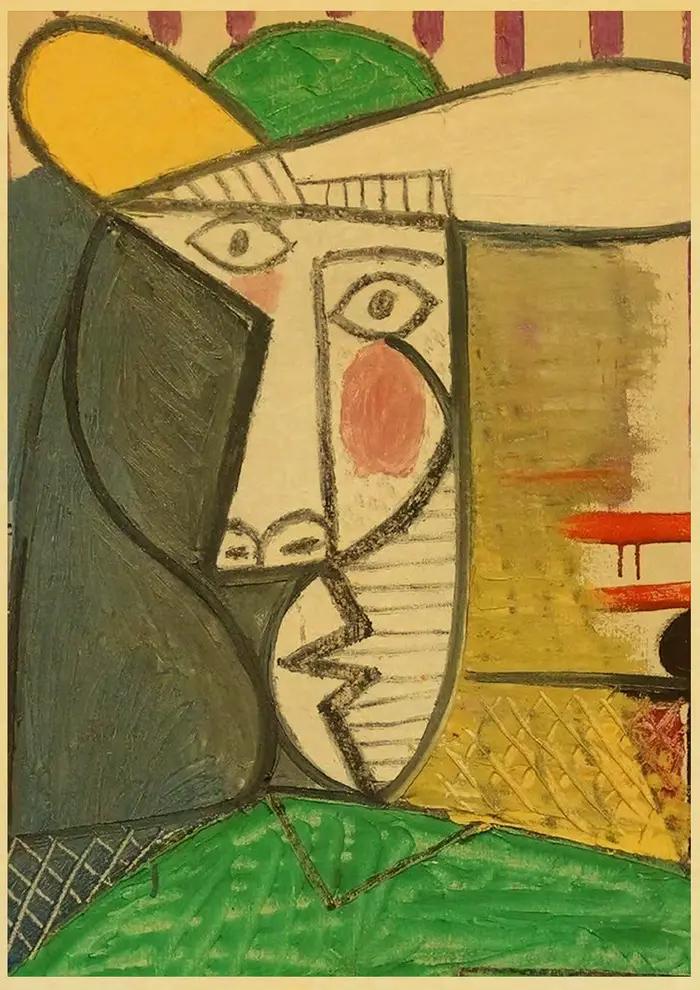 Affiche en papier kraft d'exposition de Picasso