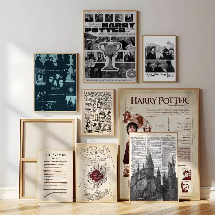 Affiche autocollante murale de film H-Harry P-Poter