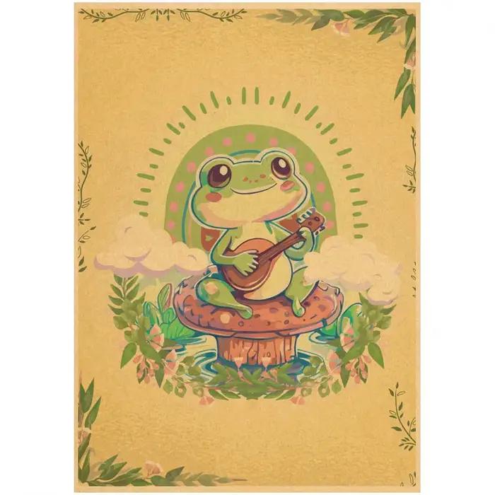 Affiche imprimée sur papier kraft