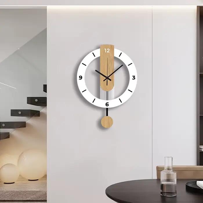 Horloge à pendule créative en acrylique