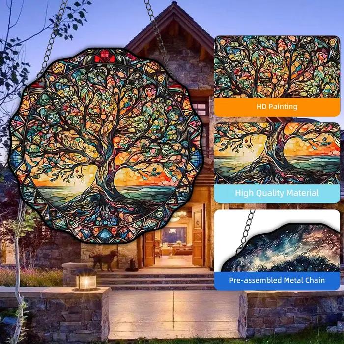 Décor artistique mural arbre de vie 5.9 pouces
