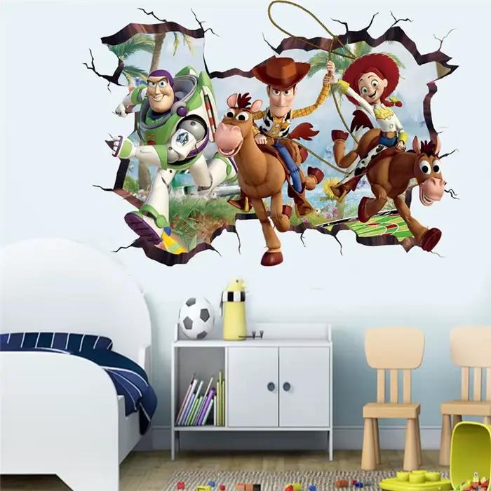 Autocollants muraux de dessin animé Toy Story