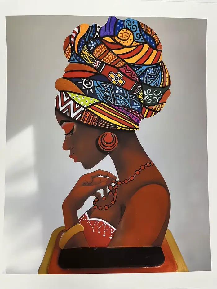 Toile de peinture de figurines abstraites