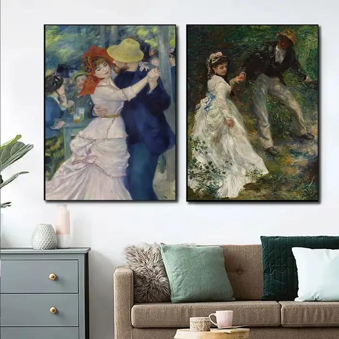 Impressions sur toile d'Auguste respectueux des impressionnistes