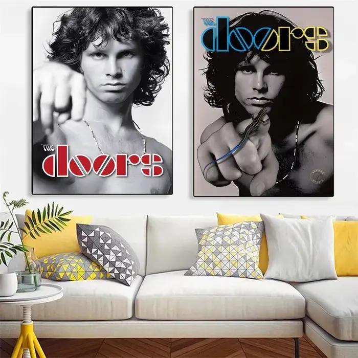 Affiche de groupe de Rock D-Doors Jim Morrison