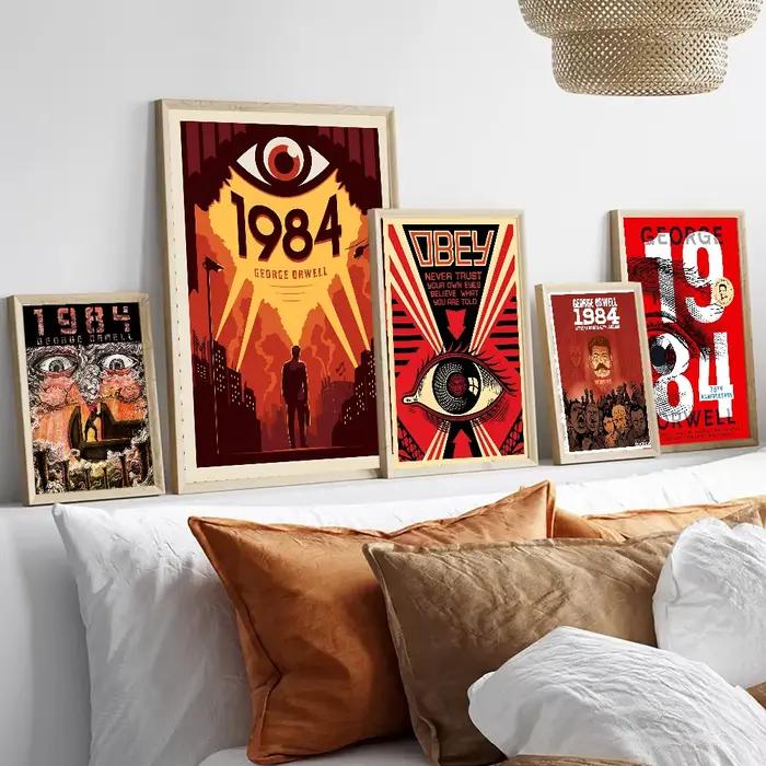 Affiches autocollantes de film George Orwell