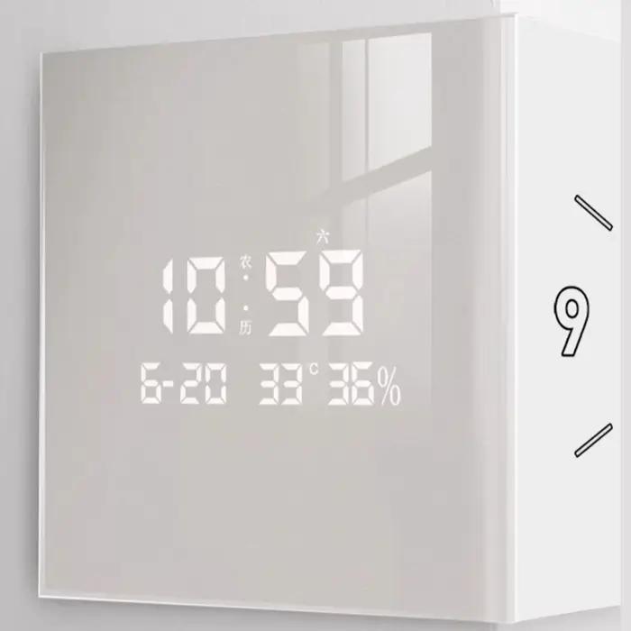 Horloge murale d'angle Double face