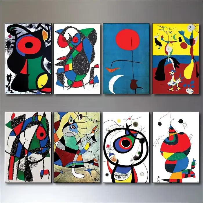 Impression sur toile Joan Miró